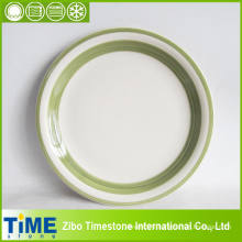 Stoneware Solid Color Rimmed Plates (TM0511)
